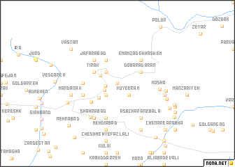 map of Pīst-e Eskī-ye Āb‘alī